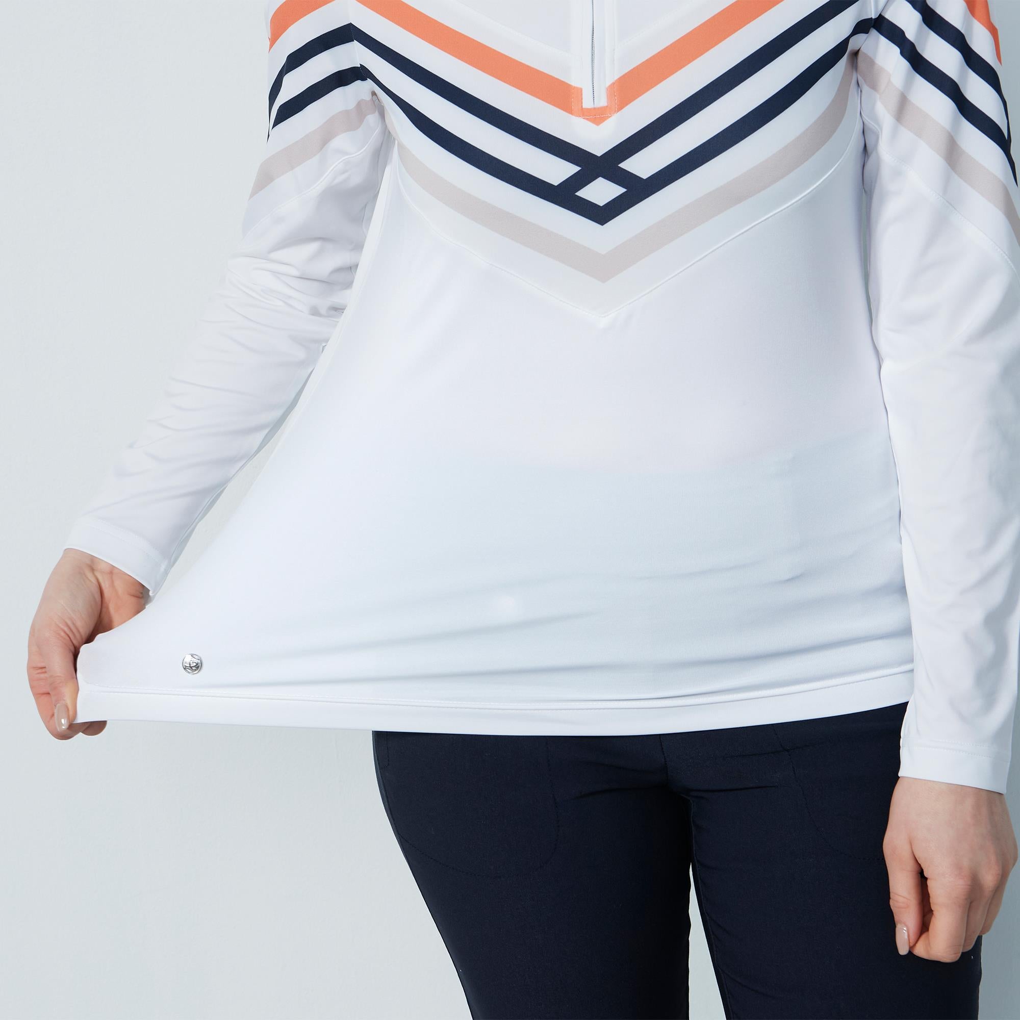 Daily Sports Halifax Ladies Light Golf Mid Layer White